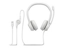 Logitech  H390 USB Computer Headset - Off White