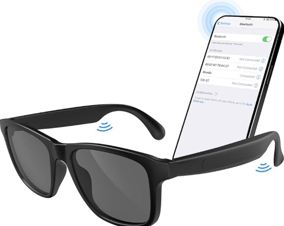 XO Smart Bluetooth Sunglasses - Black