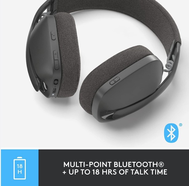 Logitech  Zone Vibe 100 Wireless Headset Graphite
