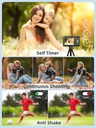Digital Camera 1080P with 32G Memory Card 16X Zoom - White