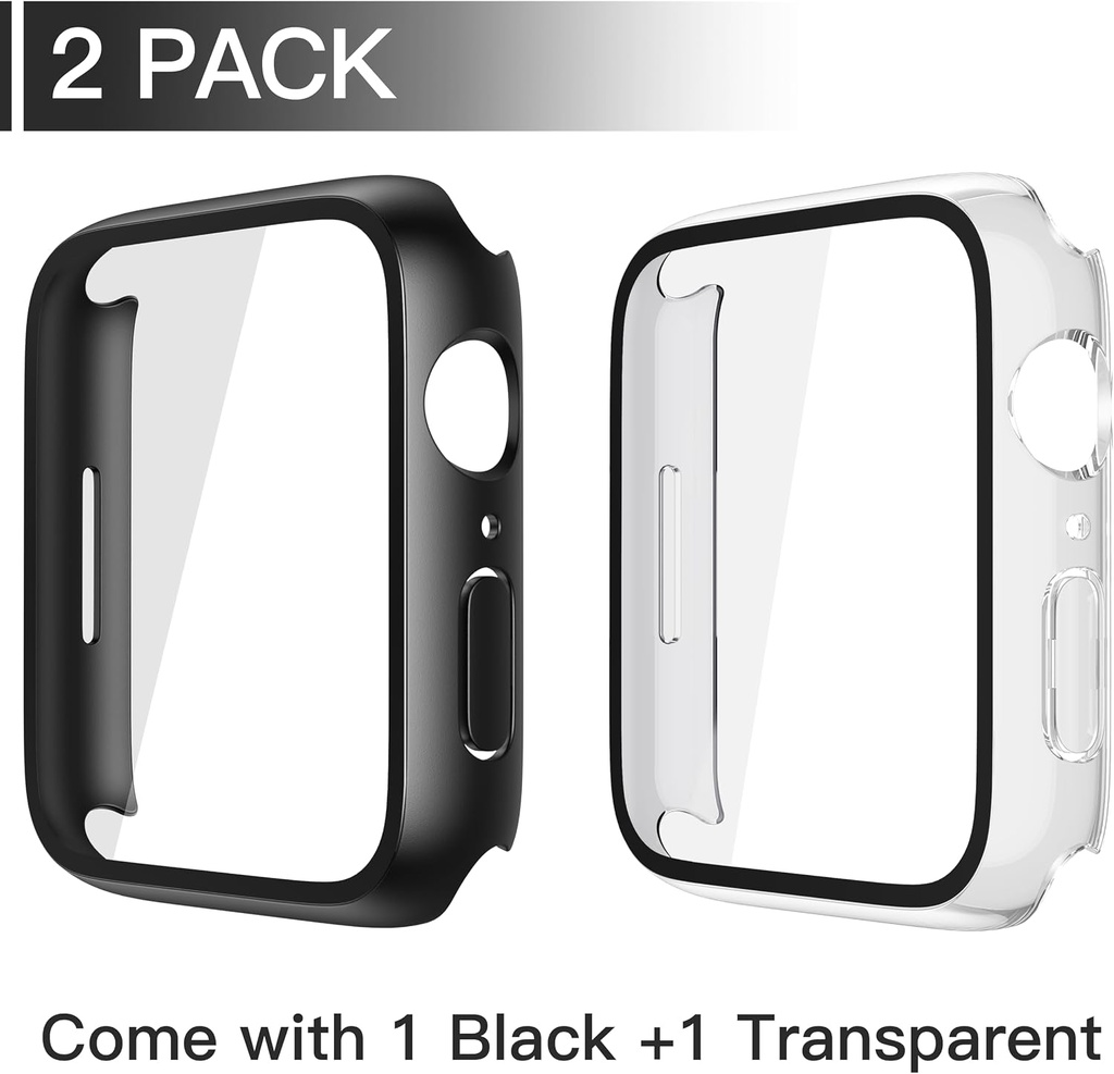 Misxi Case with Screen Protector for 46mm Apple Watch Series 11/10