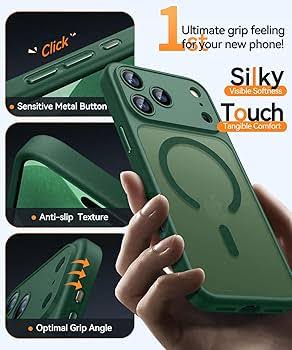 Canshn Case for iPhone 17 Pro Max - Deep Green