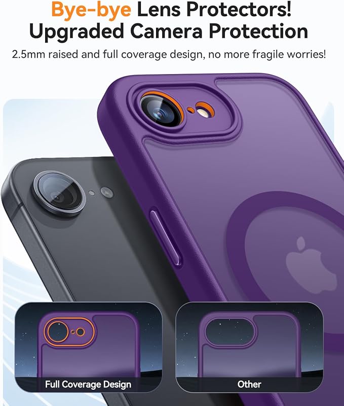 Canshn Case for iPhone 17e / 16e - Deep Purple