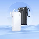 HOCO J146A 20000mAh Power Bank with four cables - White