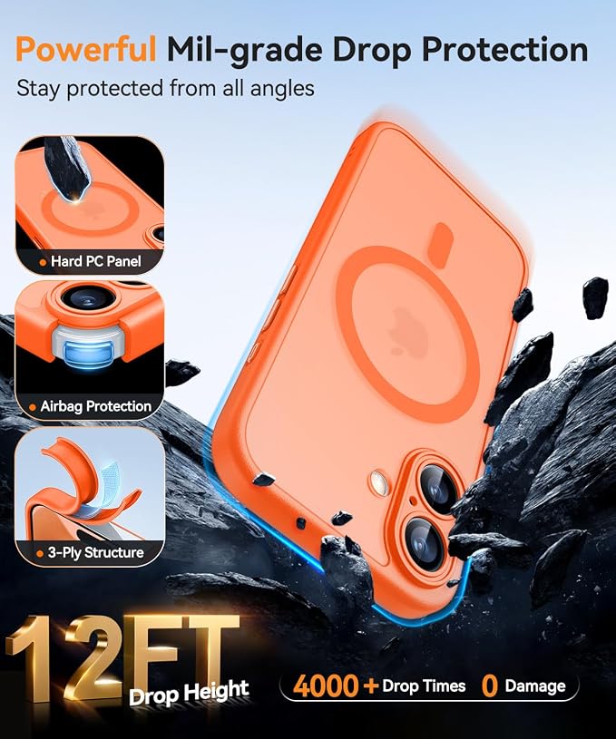 Canshn Case for iPhone 17 - Orange