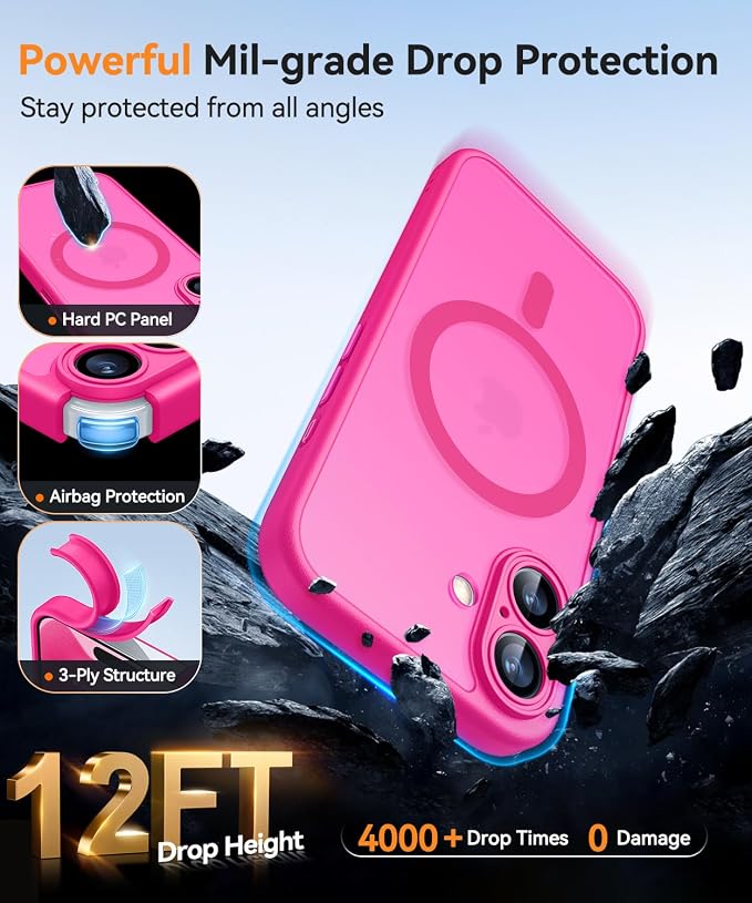 Canshn Case for iPhone 17 - Pink