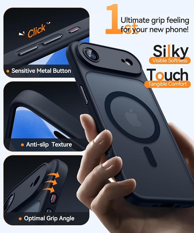 Canshn Case for iPhone 17 Air Black