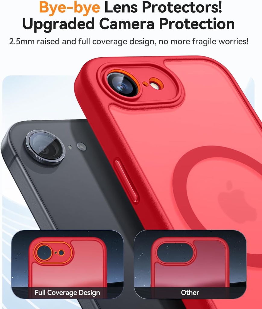Canshn Case for iPhone 17e / 16e - Red