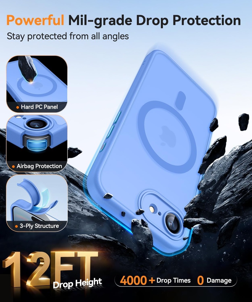 Canshn Case for iPhone 17e / 16e - Ultramarine