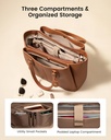 LOVEVOOK Laptop Tote Bag for Women 14" - Brown