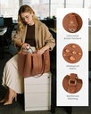 LOVEVOOK Laptop Tote Bag for Women 14" - Brown