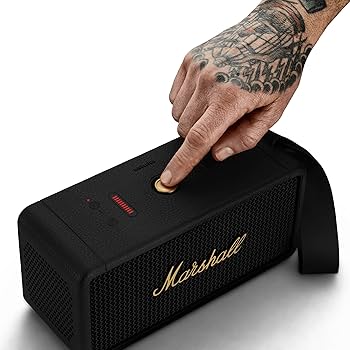 Marshall Middleton Bluetooth Speaker - Black/Brass