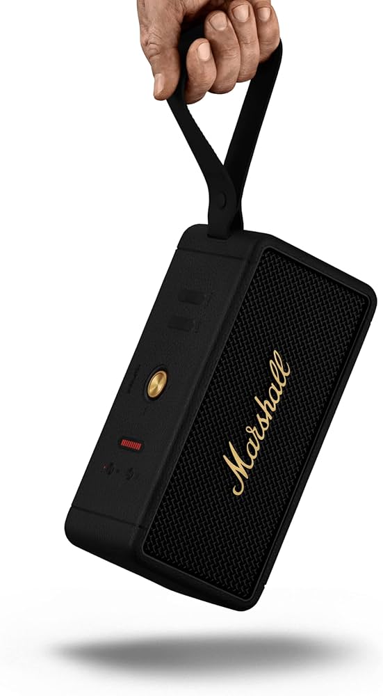 Marshall Middleton Bluetooth Speaker - Black/Brass