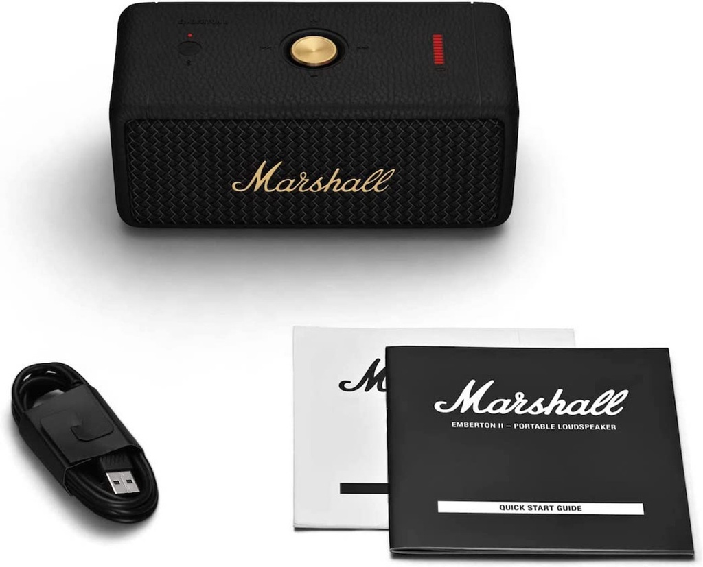 Marshall Middleton Bluetooth Speaker - Black/Brass