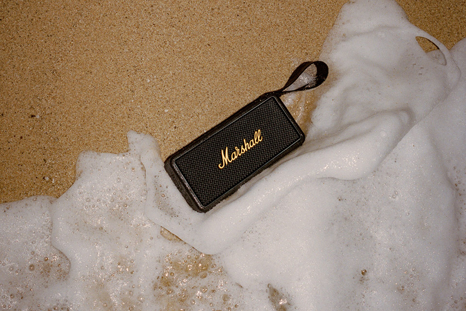 Marshall Middleton Bluetooth Speaker - Black/Brass