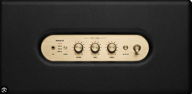 Marshall Woburn III Bluetooth Speaker - Black