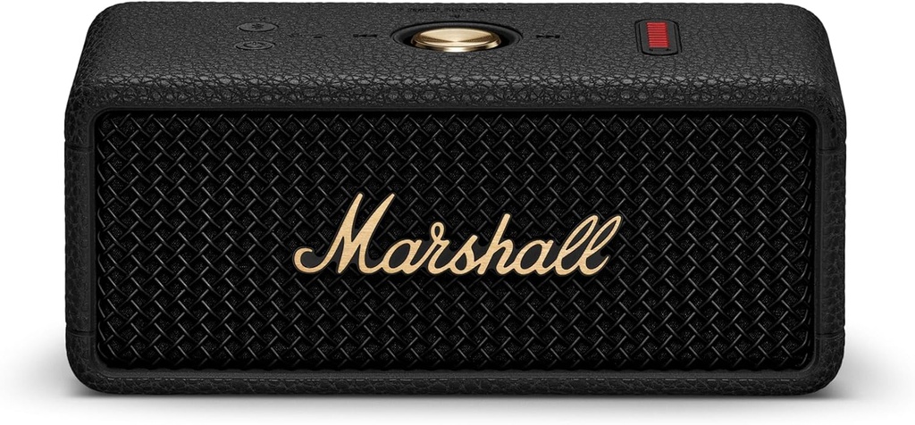 Marshall Emberton III Bluetooth Speaker - Black and Brass