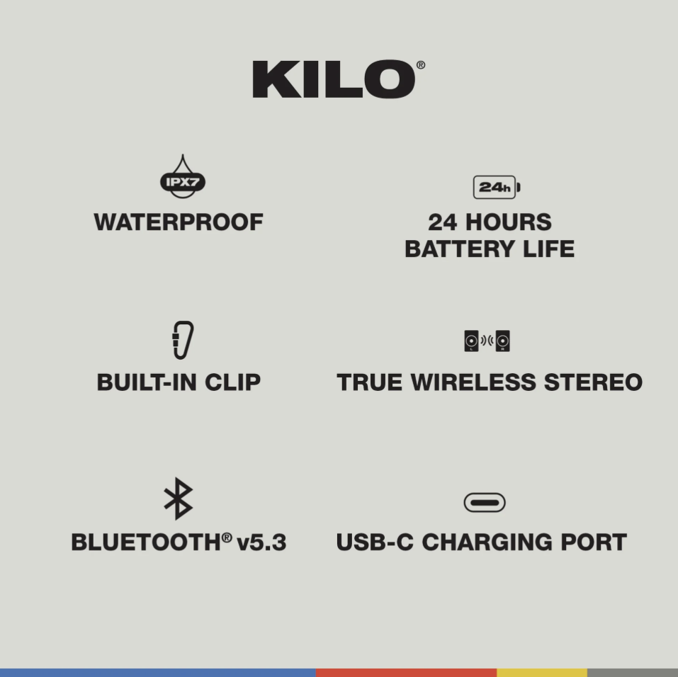Skullcandy KILO Compact Wireless Speaker - Blue Blaze