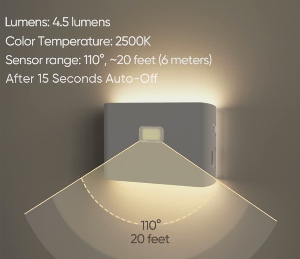 WYZE Rechargeable Night Lights with Dusk to Dawn & Motion Sensors 3 pk