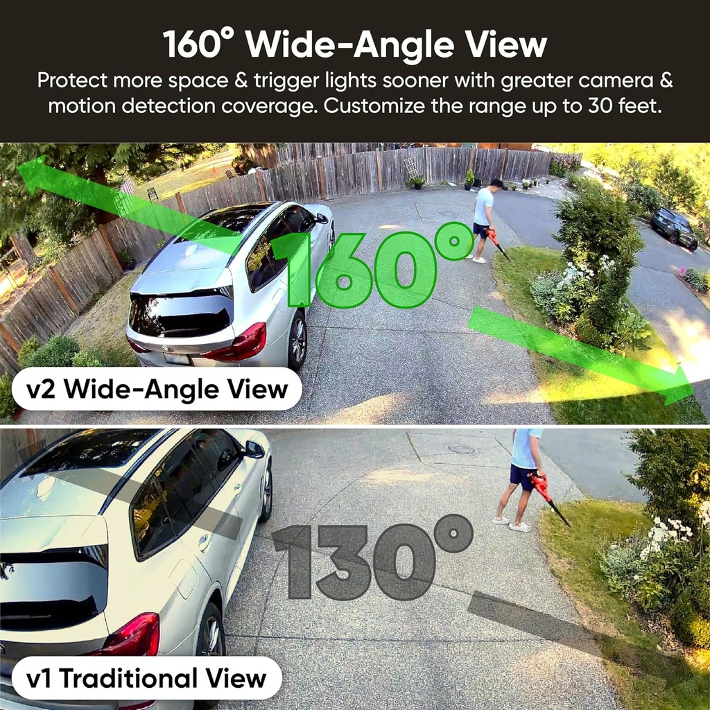 WYZE Floodlight Camera v2 2K HD Outdoor Security Camera