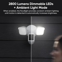 WYZE Floodlight Camera v2 2K HD Outdoor Security Camera