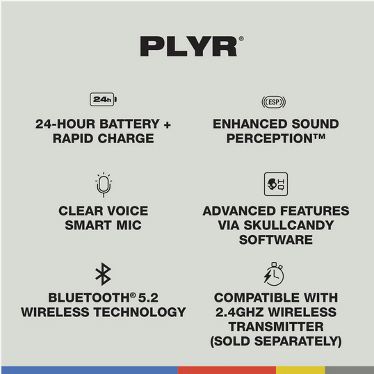 Skullcandy PLYR Multi-Platform BT Gaming Headset - Black
