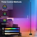 Miortior Smart RGB LED Corner Lamp with App and Remote Control