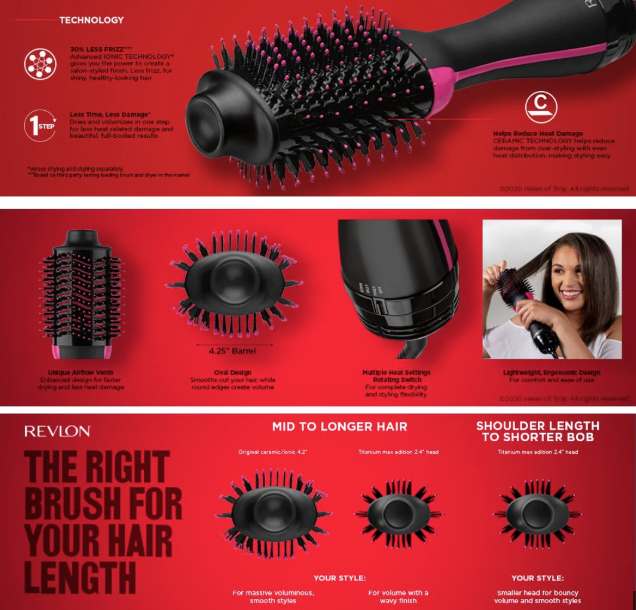 REVLON One-Step Volumizer Hair Dryer and Styler