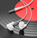 HOCO M124 Wide Universal earphones with mic White