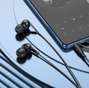 HOCO M124 Wide Universal earphones with mic Black