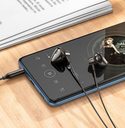 HOCO M125 Smart metal universal earphones with mic Gray