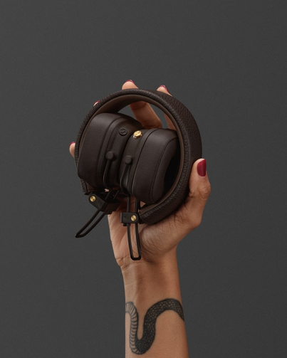 Marshall Major V Bluetooth On Ear Headphones - Black