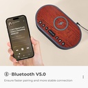 USCCE Alarm Clock Bluetooth FM Radio