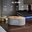 USCCE Alarm Clock Bluetooth FM Radio