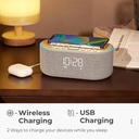 USCCE Alarm Clock Bluetooth FM Radio