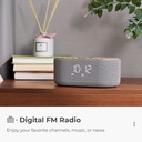 USCCE Alarm Clock Bluetooth FM Radio