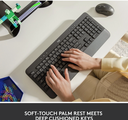 Logitech Signature K650 Wireless Keyboard with Palm rest - Graphite