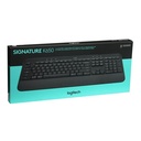 Logitech Signature K650 Wireless Keyboard with Palm rest - Graphite