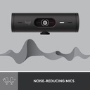 Logitech Brio 500 1080p HDR Webcam with Show mode  Graphite