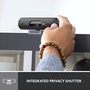 Logitech Brio 500 1080p HDR Webcam with Show mode  Graphite