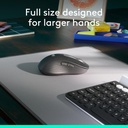 Logitech Signature M650 Large Wireless Mouse Graphite