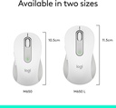 Logitech Signature M650 Wireless Mouse Off-White