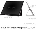 Viewsonic 15.6" Portable Monitor USB-C