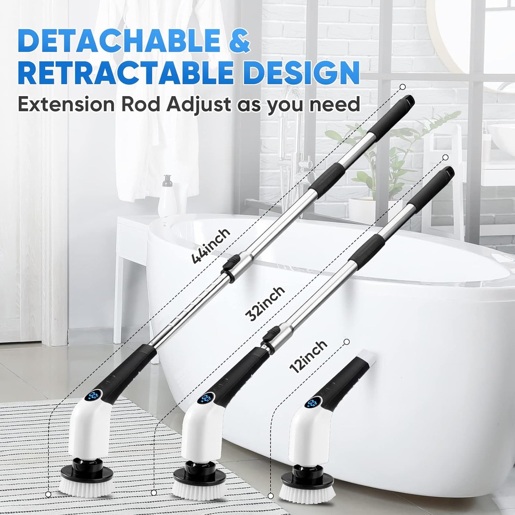 8 in 1 Cordless Electric Cleaning Brush
