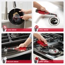 Rubbermaid Reveal Power Scrubber 18-Piece Kit