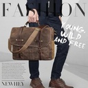 Newhey Mens Messenger Bag 15.6" Brown