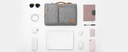 MOSISO 360 Protective Laptop Shoulder Bag,15-15.6" Gray