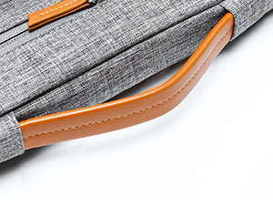 MOSISO 360 Protective Laptop Shoulder Bag,15-15.6" Gray