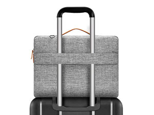 MOSISO 360 Protective Laptop Shoulder Bag,15-15.6" Gray