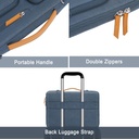 MOSISO 360 Protective Laptop Shoulder Bag, 15-15.6" Haze Blue